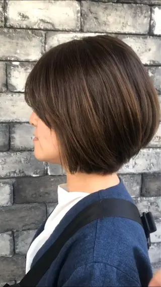 ショート カラー 360°キレイな ショートカットのヘアスタイル