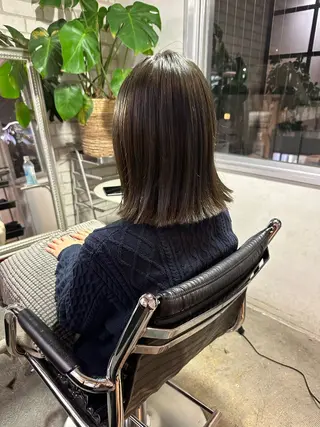 ミディアム カラー ヘアアレンジ stylist/蛯谷 珠里のヘアスタイル
