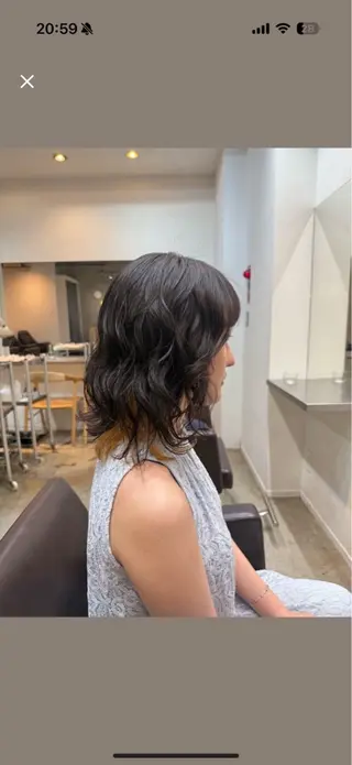 ミディアム スパイラルパーマ /神野のヘアスタイル