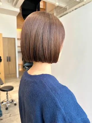 ショート sea by luvismけやき通り2号店所属・ボブ/ショート/ 縮毛矯正/岸本恭明のヘアスタイル