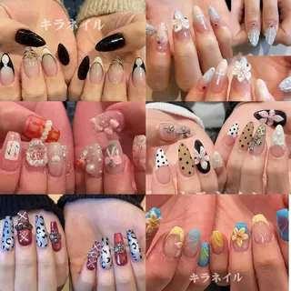 ネイル 💖チップスカルプ 💖長さだし専門店のネイルデザイン