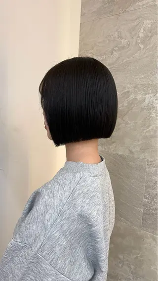 ミディアム 池袋/ボブ/ボブ矯正 髪質改善/山本のヘアスタイル