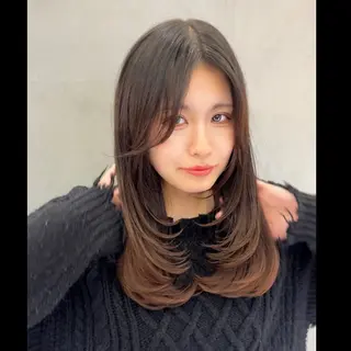 セミロング 🦋美髪矯正、髪質 改善のプロ🦋アオイのヘアスタイル