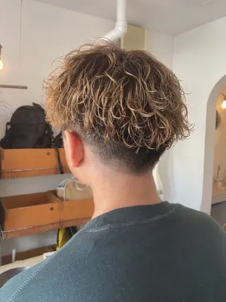 ショート カラー パーマ vahan所属・vahan✂︎ 小林未果🕊のヘアスタイル