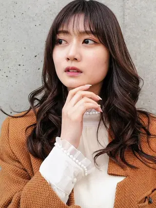 セミロング カラー ヘアアレンジ cecil hair 難波店所属・髪質改善透明感カラー /SHOGO☀️のヘアスタイル