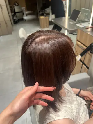 ミディアム 及川 莉央のヘアスタイル