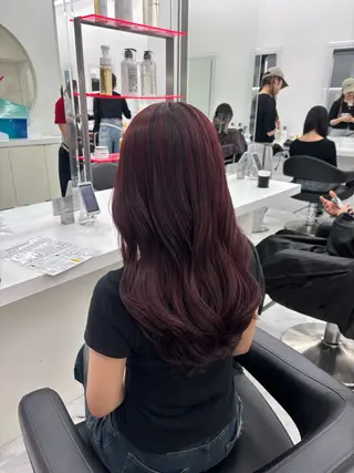 カラー かわいい艶髪🤍 れいな🤍のヘアスタイル