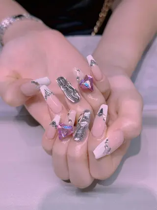 ネイル 長さだし専門店 M2　rikaのネイルデザイン