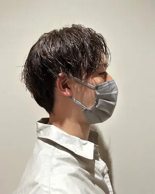 ショート パーマ メンズ 相澤 茉澄のマツエク・マツパデザイン