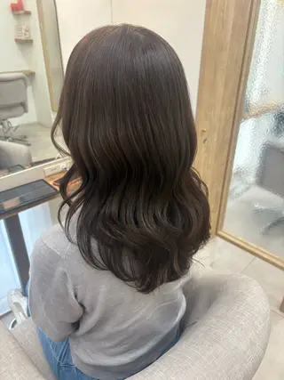 セミロング カラー Haruka ハルカのヘアスタイル