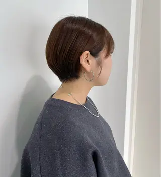 ショート モテヘア/グレージュ /ボブ/前原汐🎐のヘアスタイル