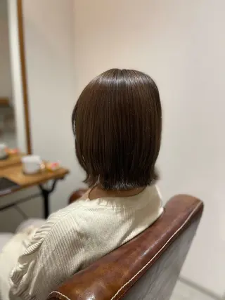 ミディアム 前田 夏季のヘアスタイル