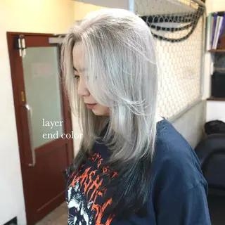 ロング カラー 🌈艶ハイトーン🌈 心を込めます🤝涼介のヘアスタイル