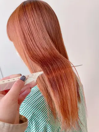 ロング カラー ボブ/ミディアム 親しみやすさ/さくらのヘアスタイル