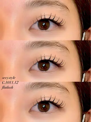 マツエク・マツパ 🫧飛山琉桜/二条 ネイルアート/束感のマツエク・マツパデザイン