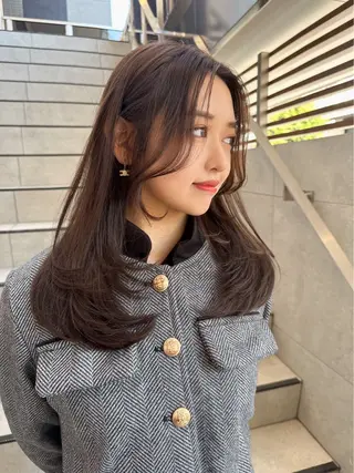 セミロング レイヤー❣️縮毛矯正 川村利幸のヘアスタイル