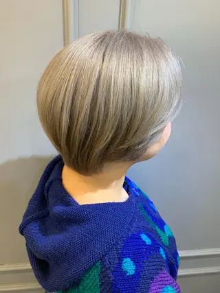 ショート カラー LAGRECE大阪梅田店所属・美髪矯正・髪質改善 【中村吉孝】のヘアスタイル