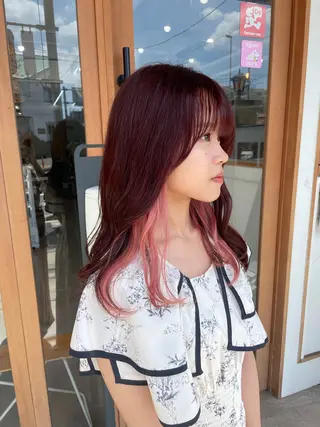 セミロング SUNC🍀大熊 花奈絵🍀のヘアスタイル