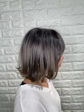 ミディアム カラー Lee東三国 店長 谷辻誠志のヘアスタイル