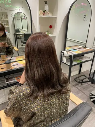 セミロング 片平 帆香のヘアスタイル