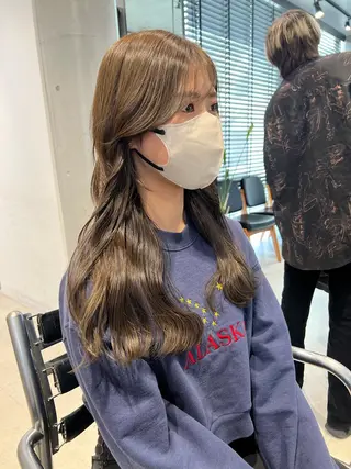 ロング カラー レイヤー/透明感 カラー🌿KANTAのヘアスタイル