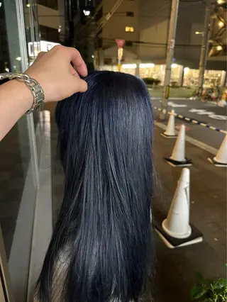 ロング カラー みう/ 心斎橋ブリーチモデルのヘアスタイル