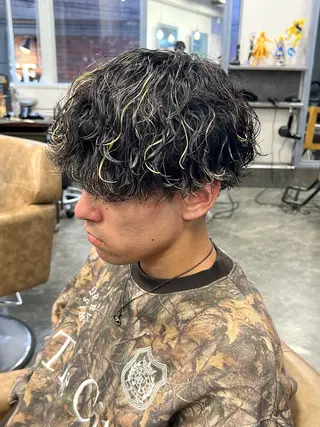 ショート 梅田/メンズ／美容師 パーマ/一色翔のヘアスタイル