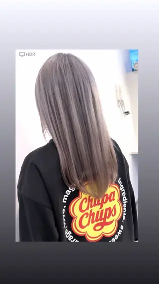 カラー BEEST所属・ate 【暖色/ハイトーン】のヘアスタイル