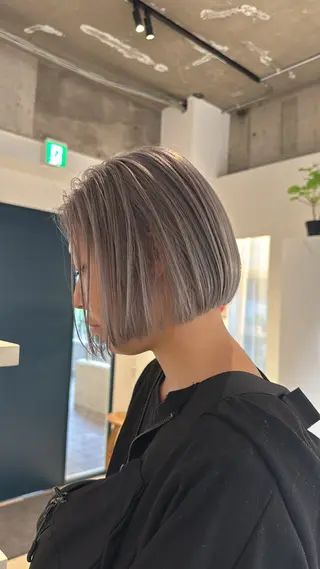 ショート カラー 艶髪/ハイトーン💎 レイヤー/Reijiのヘアスタイル