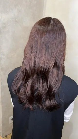 ロング カラー 田村 優歩のヘアスタイル