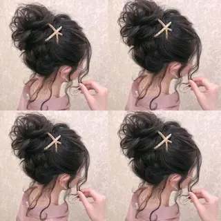 セミロング ヘアアレンジ 🌷MAYU 🌷のヘアスタイル