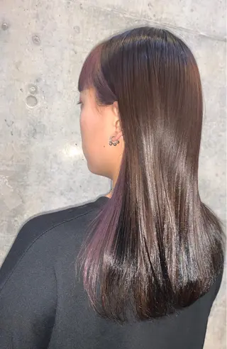 セミロング カラー ❣️髪質改善特化❣️ カモアオイのヘアスタイル