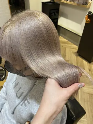 カラー ミディアム Alushe艶髪・ 髪質改善のヘアスタイル