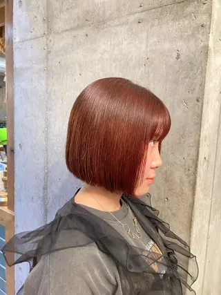 ショート カラー 横浜美容室／暖色系 michika🌹のヘアスタイル
