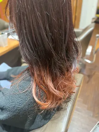 ロング 🎀ツヤ暖色カラー 🎀大塚ナオミのヘアスタイル