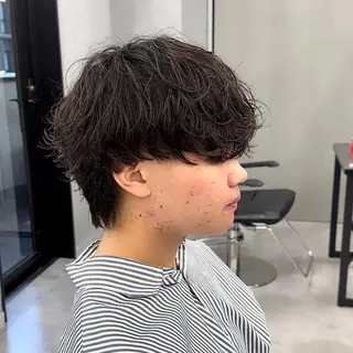 メンズ 🎖️似合わせメンズ パーマ🎖️カネキのヘアスタイル