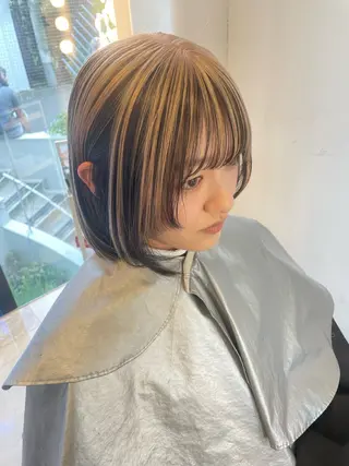 ショート カラー MIRROR eyelashes eyebrows所属・ユウナ ︎︎ MIRRORの眉毛・アイブロウイメージ