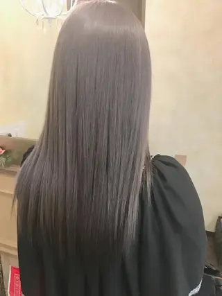 ロング カラー 田井中 悠紀のヘアスタイル