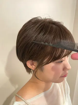 ショート カラー 矢場町/酸性ストレー ト/髪質改善/リオのヘアスタイル