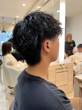 パーマ メンズ メンズカット／パーマ 牛尾丈のヘアスタイル