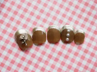 ネイル ネイルPetit Ribbonのネイルデザイン