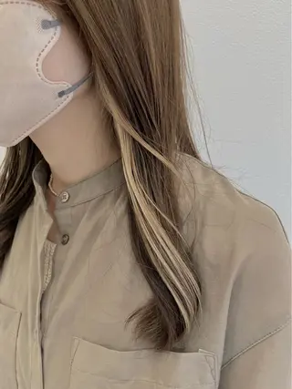 ロング カラー 佐々木 達也のヘアスタイル