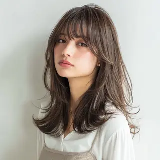 ミディアム RIENS Xrea nanamiのヘアスタイル