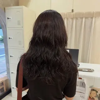 ロング カラー パーマ mizu🐾 hair braceのヘアスタイル