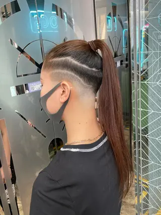 メンズ Le'a所属・渋谷/フェード/ 國分 翔のヘアスタイル