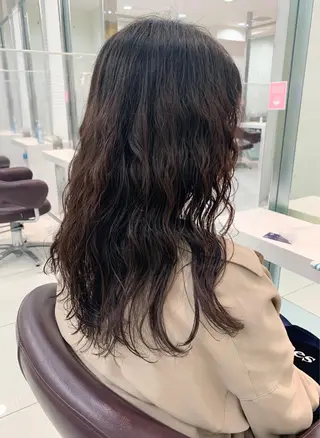 セミロング カラー パーマ ヘアアレンジ メンズ 原宿パーマ kazuのヘアスタイル