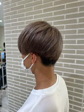 カラー メンズ 赤本悠斗波巻きパーマ メンズパーマのヘアスタイル