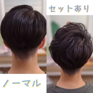 ショート ヘアアレンジ メンズ IDo21いど美容室 森長店長のヘアスタイル