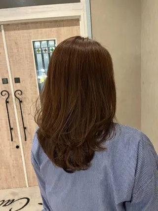 セミロング Calbari 中田 莉紗/奥州市水沢のヘアスタイル