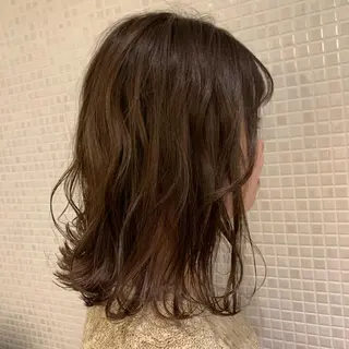 ミディアム 【azure横浜】 🧸misaki🌸のヘアスタイル